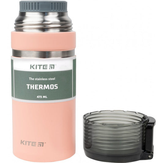 Термос Kite 473 мл Персиковий (K21-320-01)