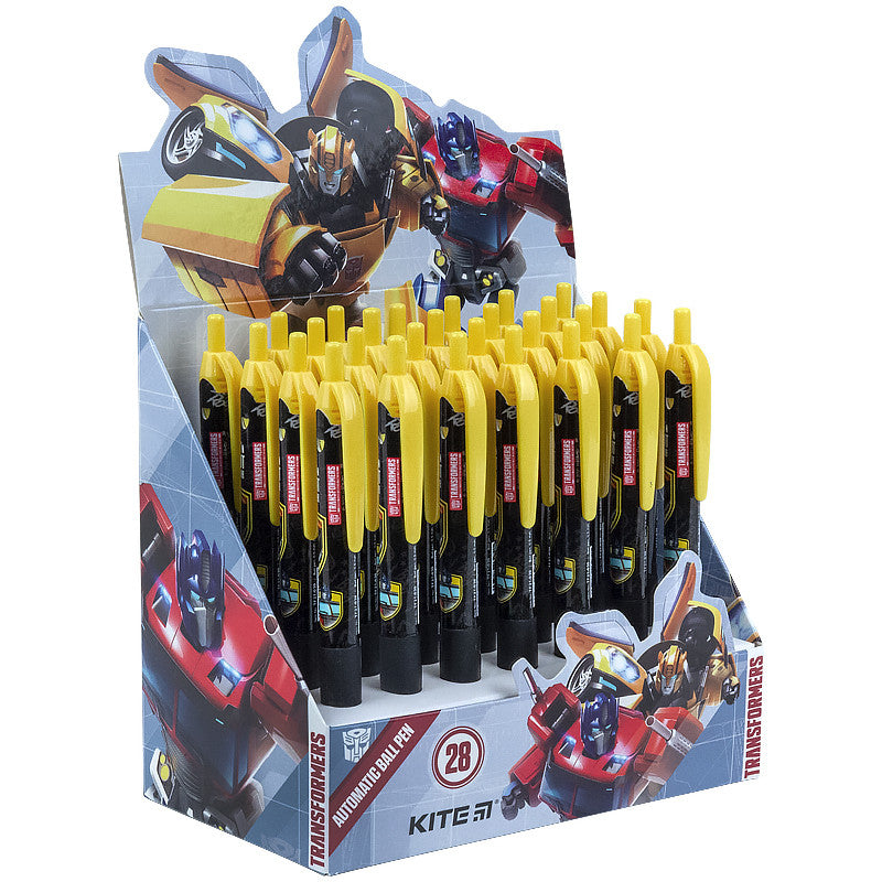 Ручка кулькова автоматична Kite Transformers синя TF21-039