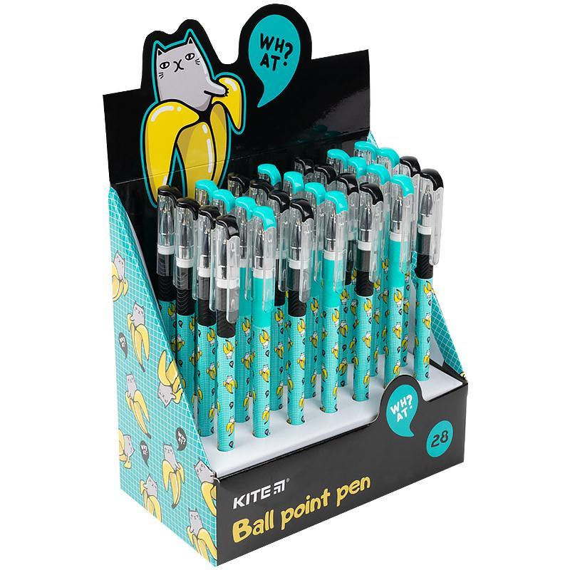 Ручка кулькова Kite Bananas синя K21-032-04