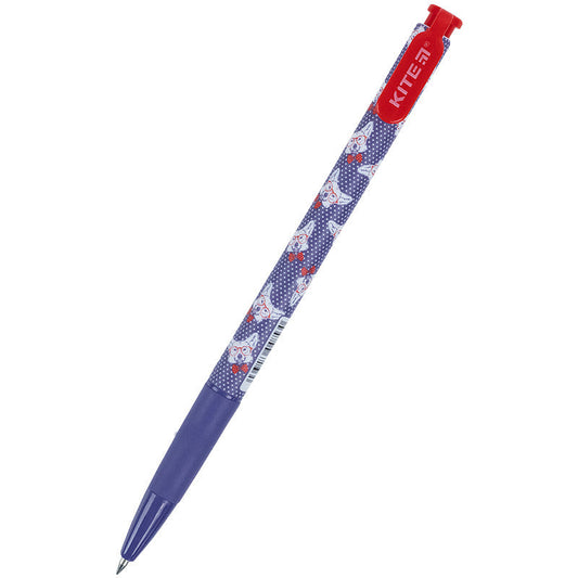Ручка кулькова автоматична Kite Сorgi Cиня K21-363-01