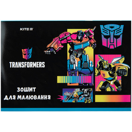 Зошит для малювання Kite Transformers 12 аркушів TF23-241