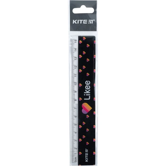 Лінійка пластикова Kite Likee 15 см LK22-090
