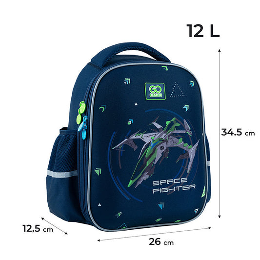 Рюкзак шкільний напівкаркасний GoPack Education In Space GO24-165S-4