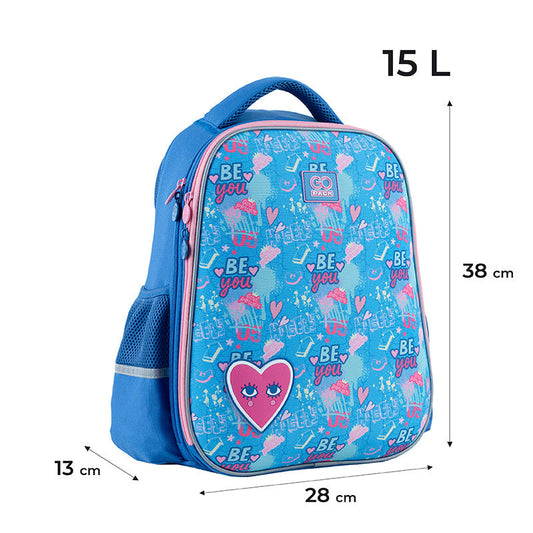 Рюкзак шкільний GoPack Education напівкаркасний Be You GO24-165M-4