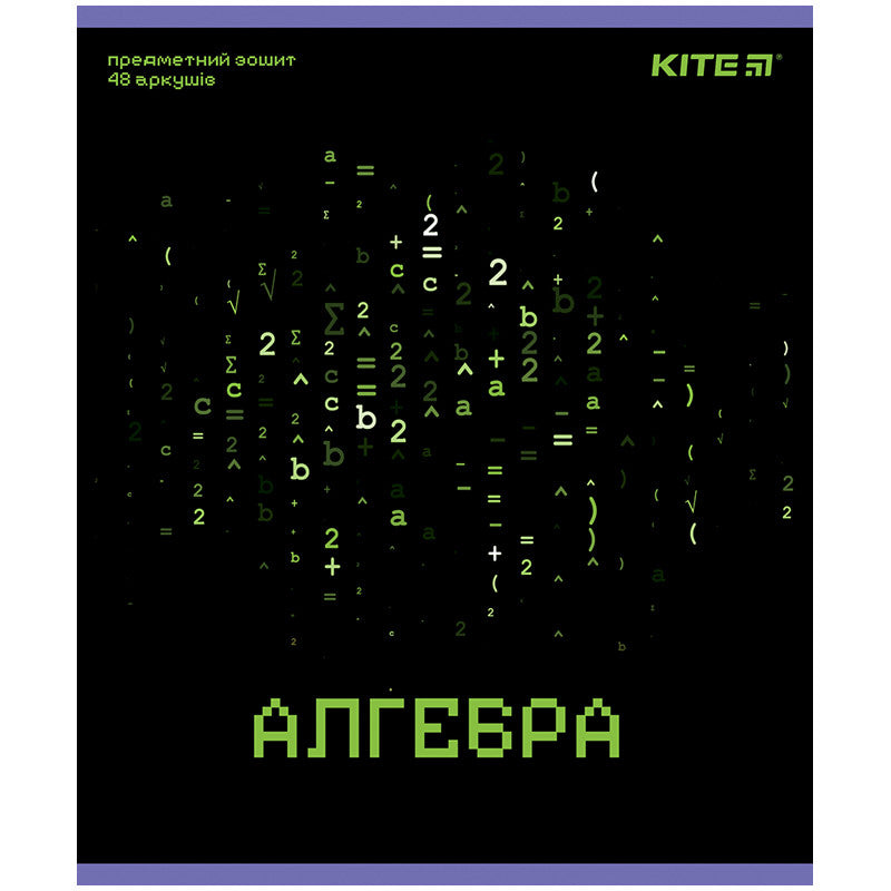 Зошит предметний Kite Neo, 48 аркушів, клітинка, Алгебра K24-240-16