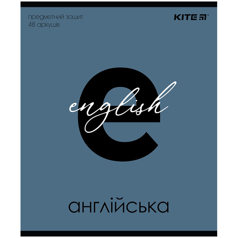 Зошит предметний Kite Letters, 48 аркушів, лінія, Англійська мова K24-240-2