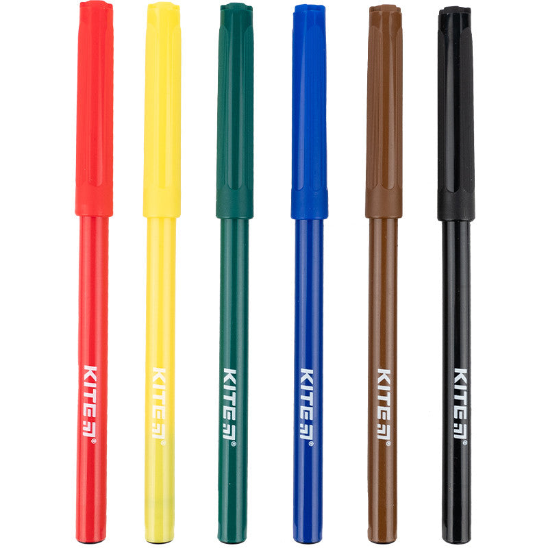 Фломастери Kite Classic 6 шт 6 кольорів K-446