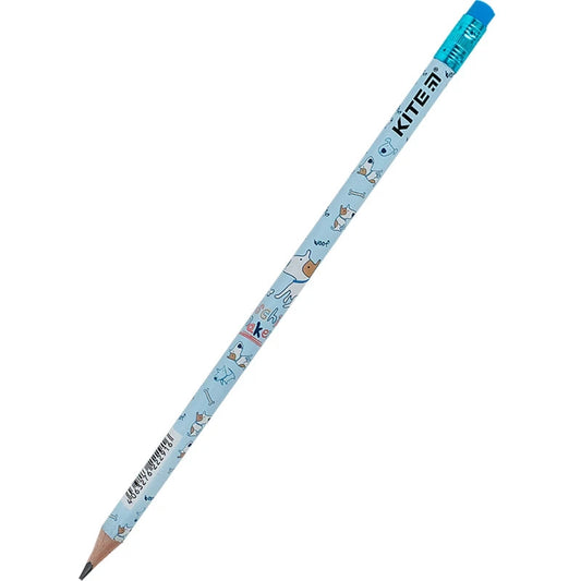 Олівець графітний з гумкою Kite Dog K24-056-1