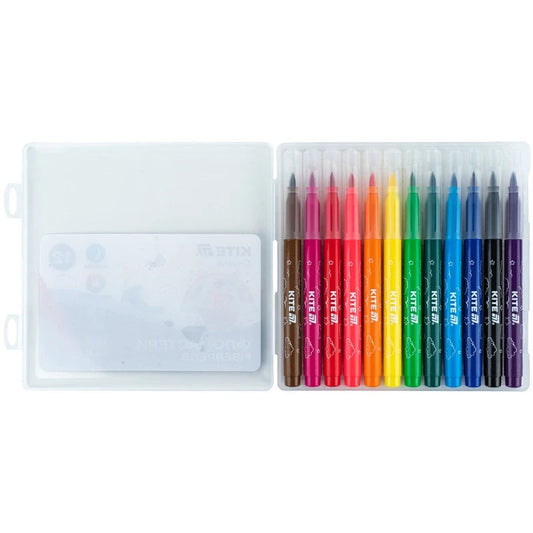 Фломастери-пензлики Kite Creative 12 кольорів K-1150