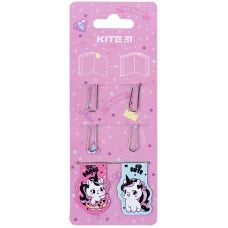 Набір магнітних закладок з фігурними скріпками Kite Diamond K24-495-1