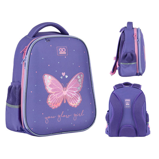 Рюкзак шкільний напівкаркасний GoPack Education Glowing GO25-165M-4
