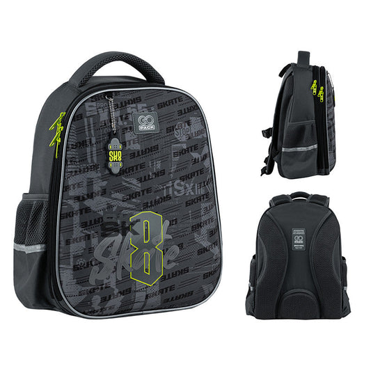 Рюкзак шкільний напівкаркасний GoPack Education Skate GO25-165M-8