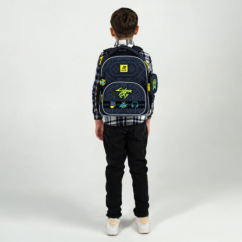 Рюкзак шкільний каркасний Kite Education Cyber K25-556M-2