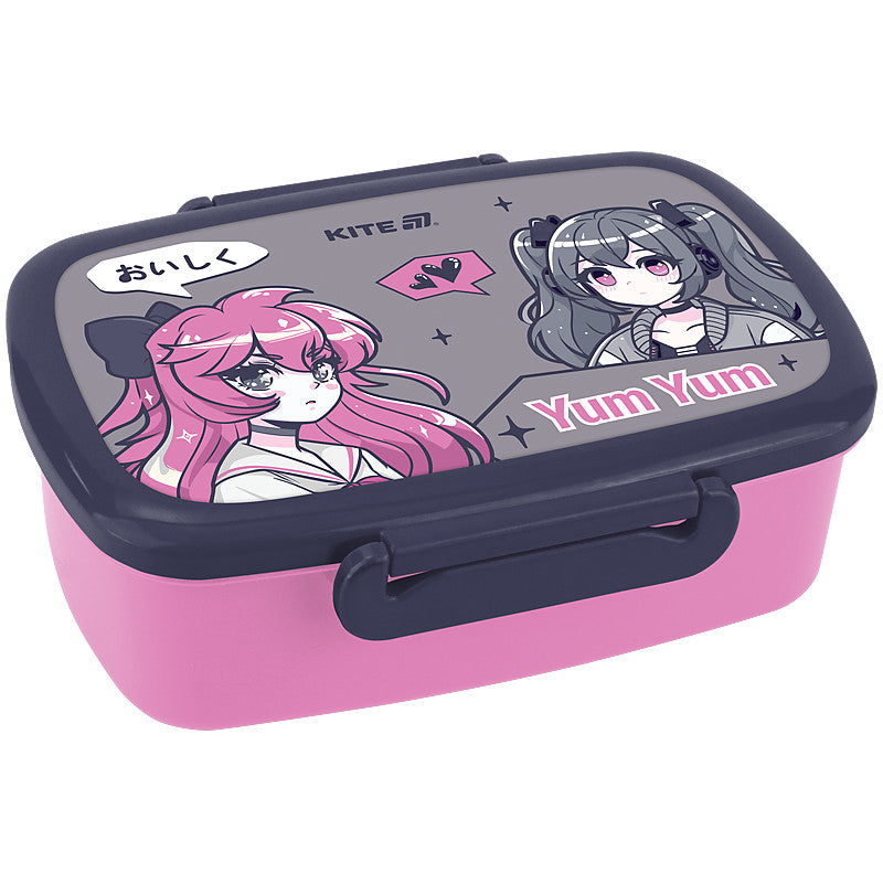 Ланчбокс з наповненням Kite Anime Girl K25-163-2, 750 мл