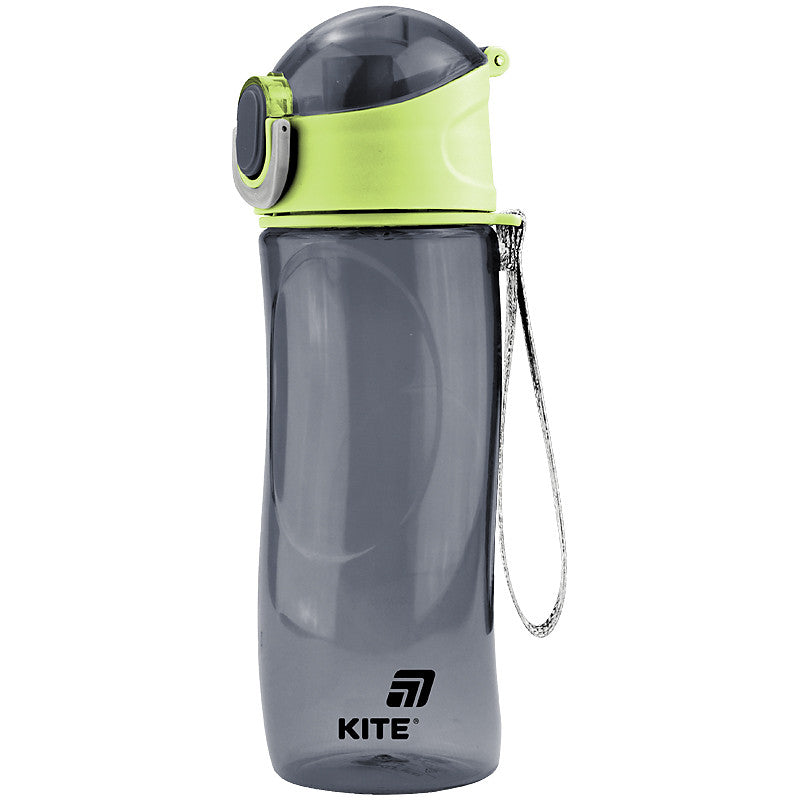 Пляшечка для води Kite K25-400-2, 530 мл, сіра