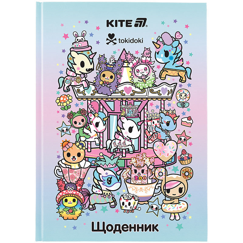 Щоденник шкільний Kite tokidoki тверда обкладинка TK25-262