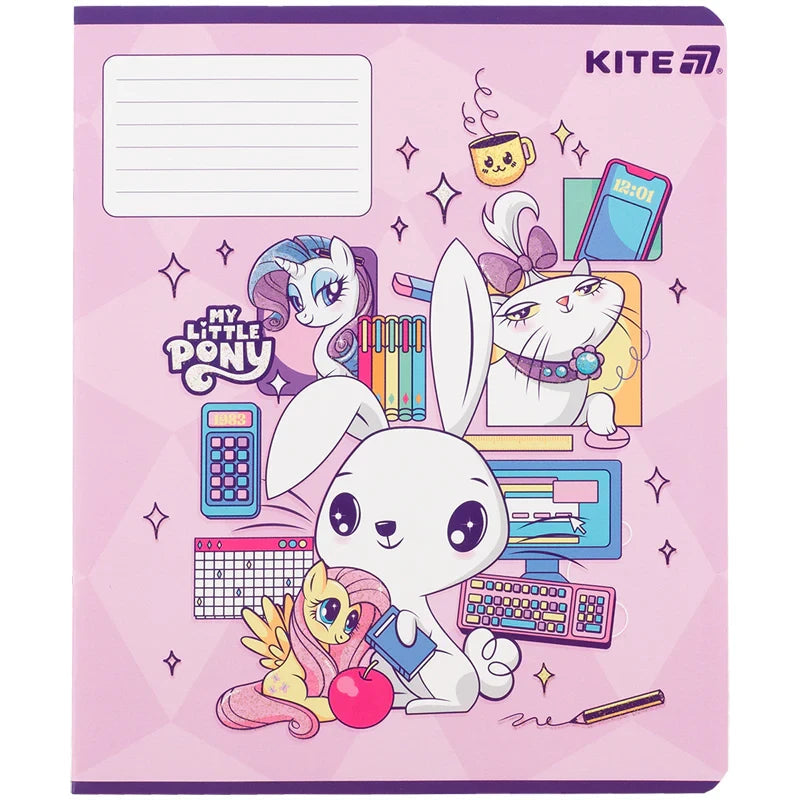 Зошит шкільний Kite My Little Pony, 12 аркушів, клітинка LP25-232