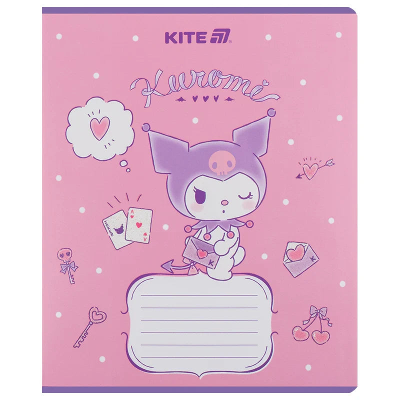Зошит шкільний Kite Kuromi, 12 аркушів, Лінія HK25-234-2