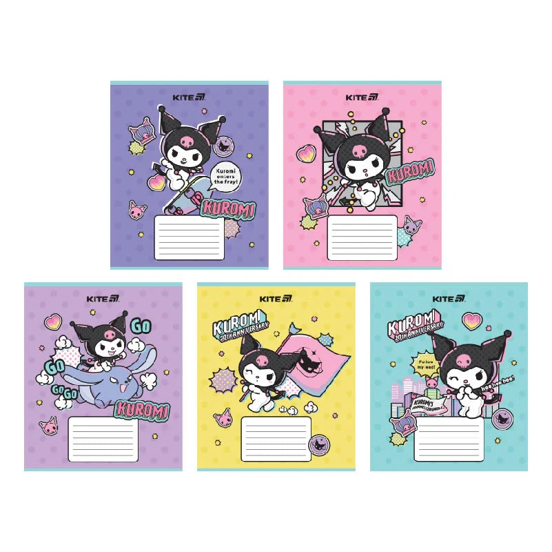 Зошит шкільний Kite Kuromi, 18 аркушів, Лінія HK25-237-2