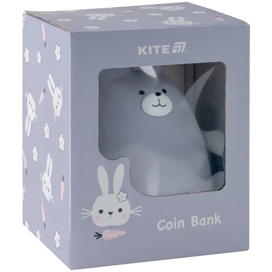 Скарбничка Kite Grey Bunny K25-498-8