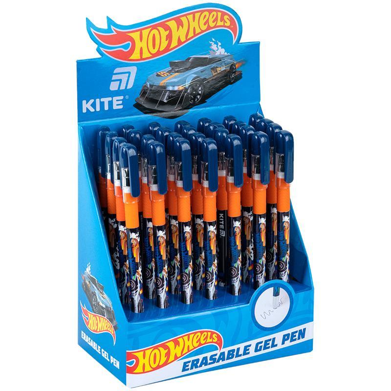 Ручка гелева "пиши-стирай" Kite Hot Wheels HW25-068