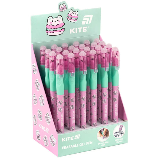 Ручка гелева "пиши-стирай" Kite Smart Feel Good синя K25-098-2