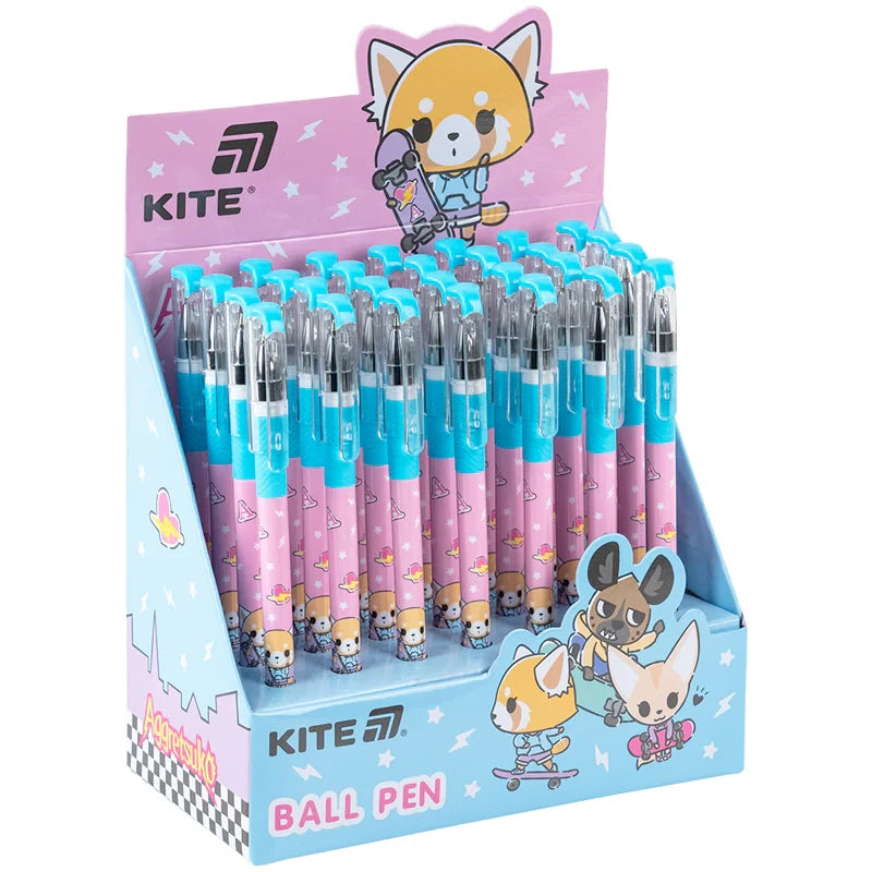 Ручка кулькова Kite Aggretsuko синя AR25-032