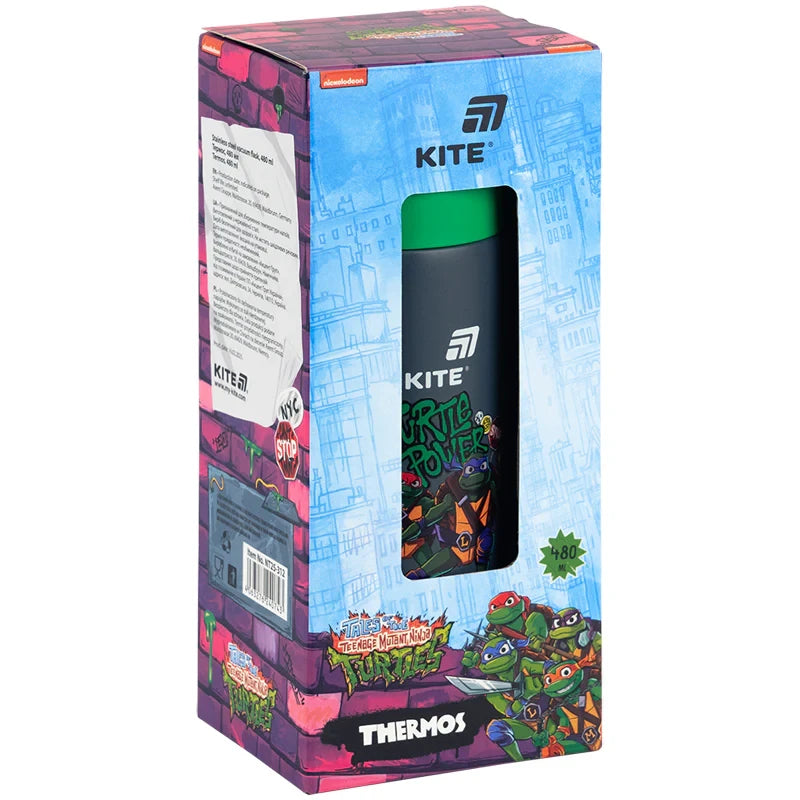Термос Kite Ninja Turtles 480 мл сірий NT25-312