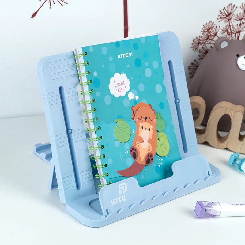 Підставка для книг Kite пластикова, блакитна K25-330-3