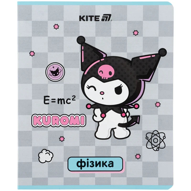 Зошит предметний Kite Kuromi, 48 аркушів, клітинка, Фізика HK25-240-2