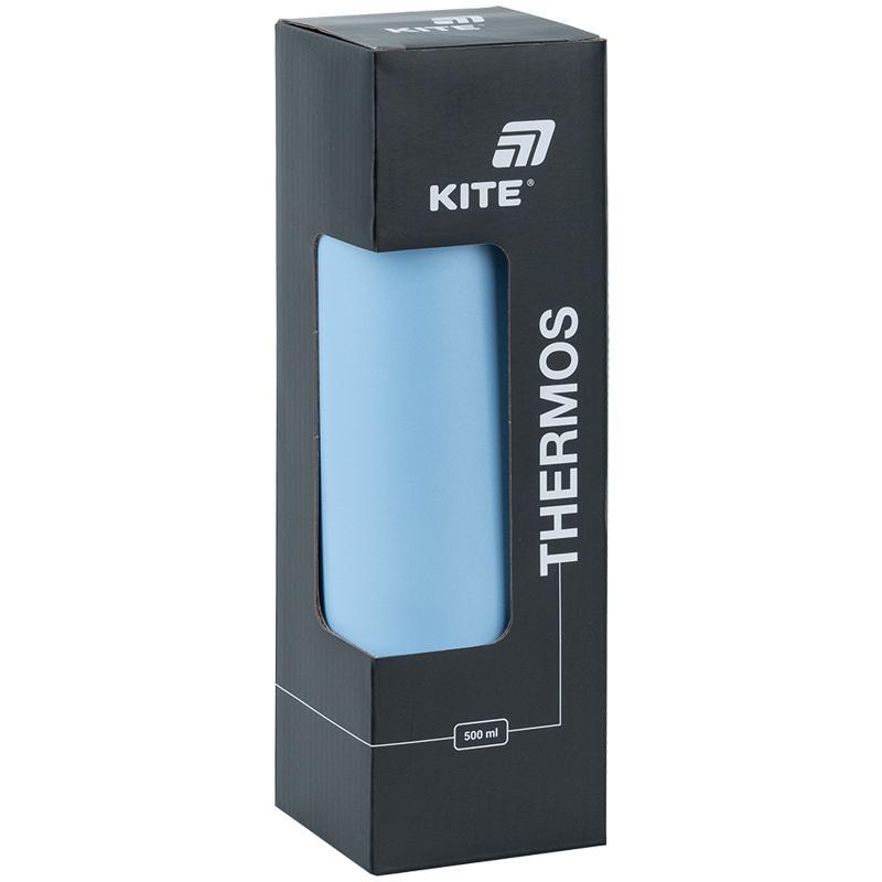 Термос Kite 500 мл Блакитний K25-1224-2