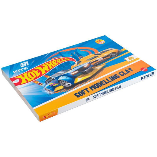 Пластилін Kite Hot Wheels HW25-089 24 кольори