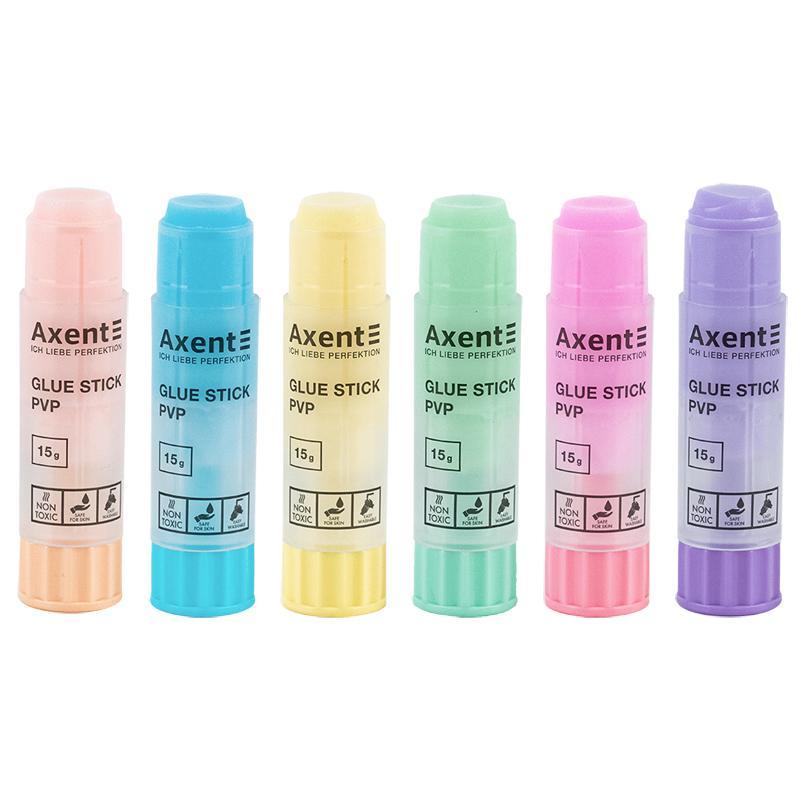 Клей-карандаш Axent Pastelini PVP 15 г 7142-a