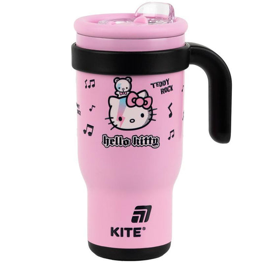 Термокухоль з трубочкою Kite 530 мл Hello Kitty HK25-1266