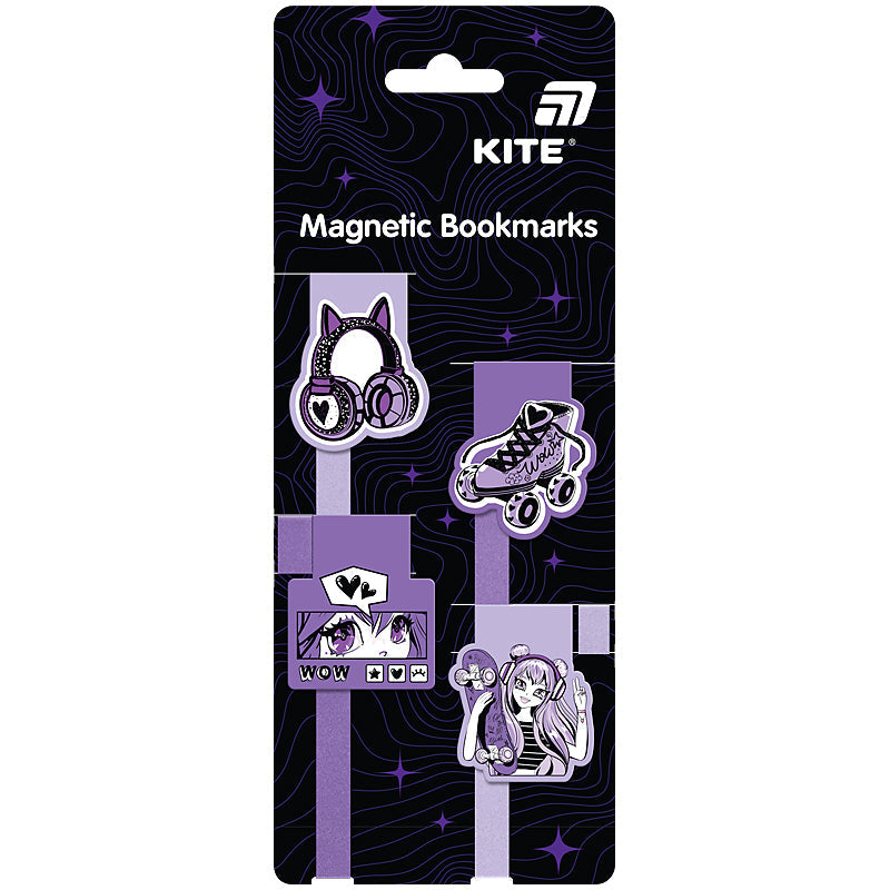 Набір магнітних закладок-лясе Kite Anime Dream K26-497-1