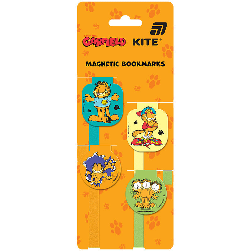 Набір магнітних закладок-лясе Kite Garfield GF26-497