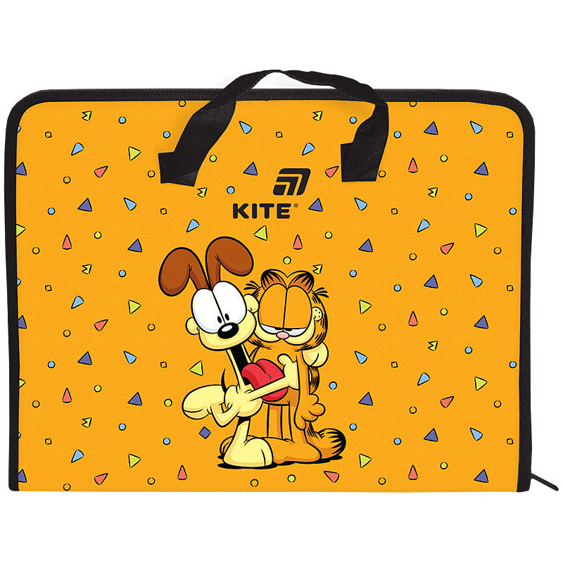 Папка-портфель на блискавці Kite Garfield GF26-202, 1 відділення, A4
