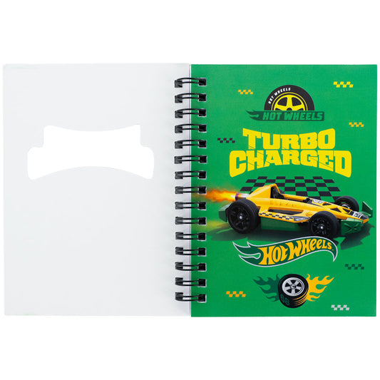 Блокнот на спіралі Kite Hot Wheels HW26-229, А6, 80 аркушів, клітинка