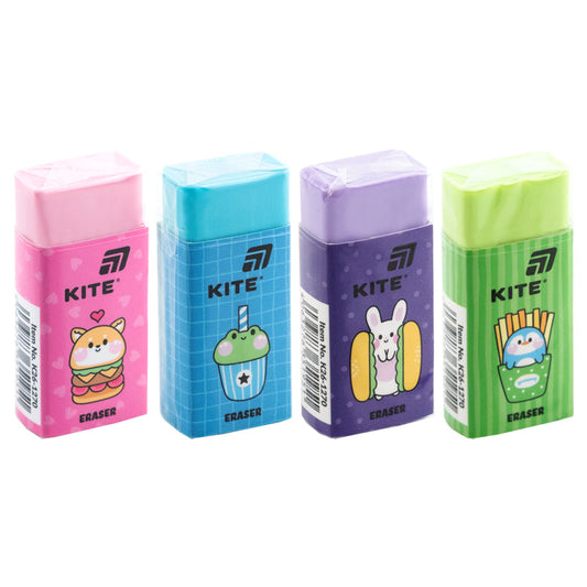 Гумка кольорова Kite "Funny friends" K26-1270, асорті