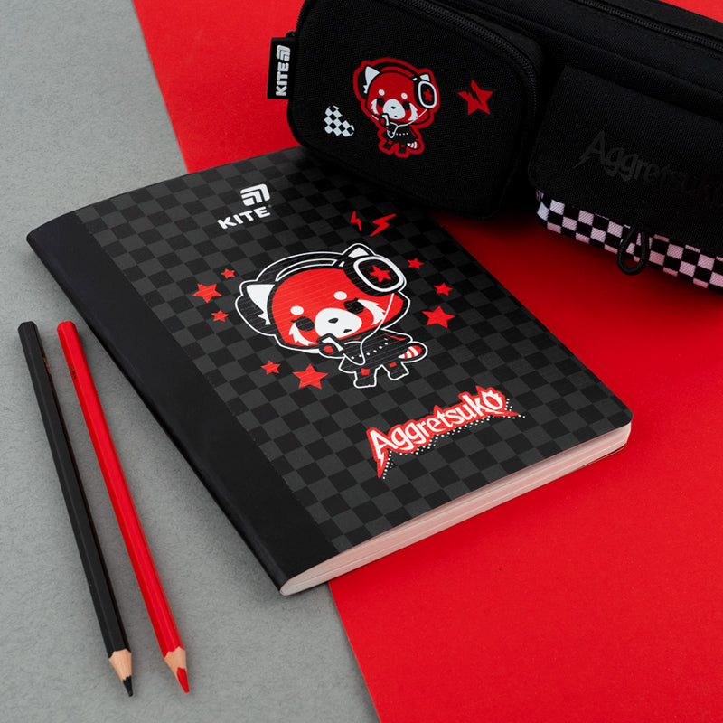 Блокнот з магнітною закладкою Kite Aggretsuko AR26-192, А5, 60 аркушів, клітинка