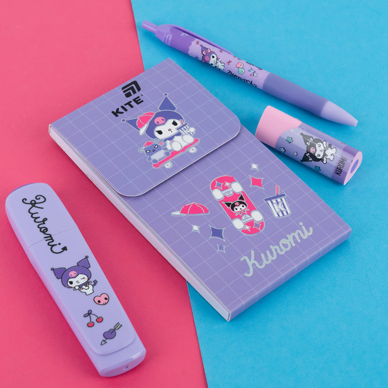 Блокнот на магніті Kite Kuromi HK26-092-1, 60 аркушів, клітинка
