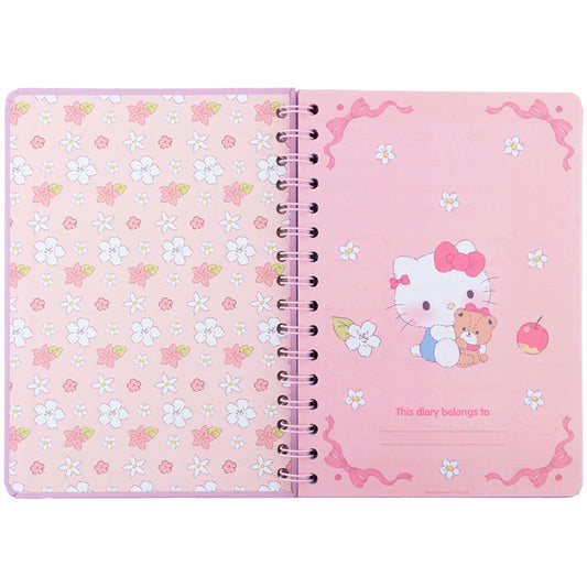 Щоденник на спіралі Kite Hello Kitty HK26-438, тверда обкладинка