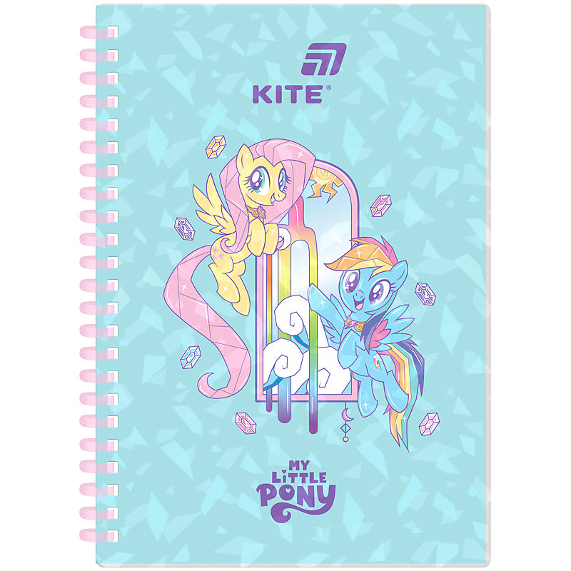 Блокнот на спіралі My Little Pony LP26-277, А5, 80 аркушів, клітинка, пластикова обкладинка