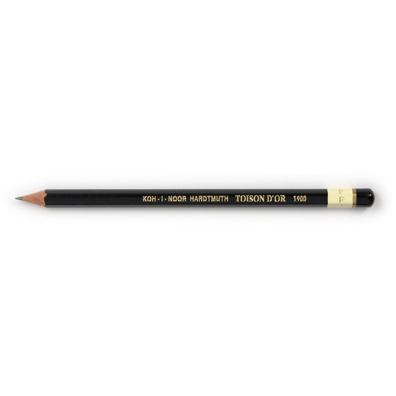 Графітний олівець Koh-i-Noor F Toison D'or без гумки корпус Чорний (1900.F)
