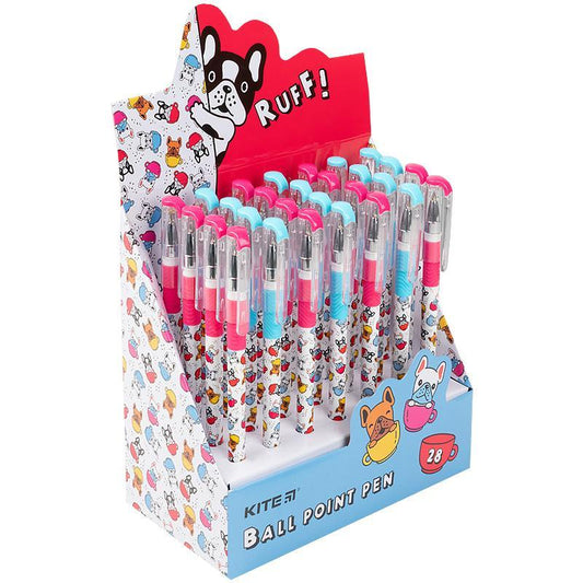 Ручка кулькова Kite Dogs синя K21-032-03