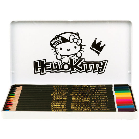 Олівці кольорові тригранні Kite Hello Kitty 12 шт HK21-058