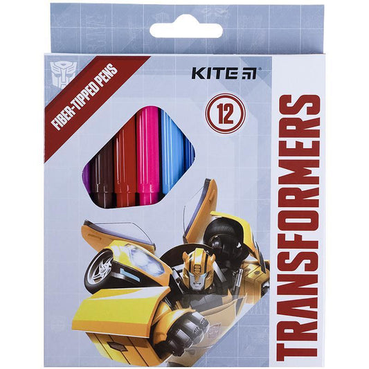 Фломастери Kite Transformers 12 кольорів TF21-047