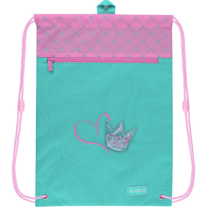 Сумка для взуття з кишенею Kite Education Charming Crown K22-601M-15