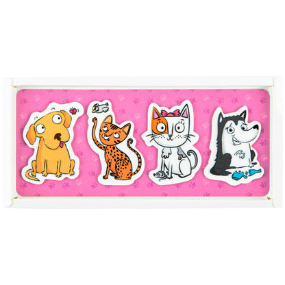 Закладки пластикові Kite Pets 4x20 шт 35х50 мм K22-479-5
