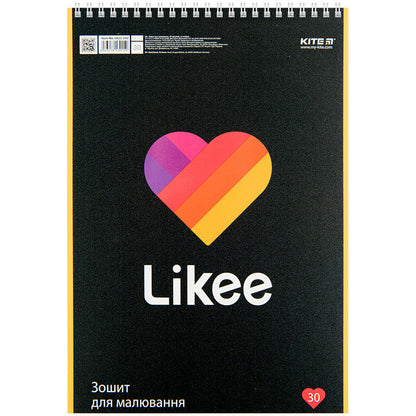 Зошит для малювання Kite Likee 30 аркушів LK22-243